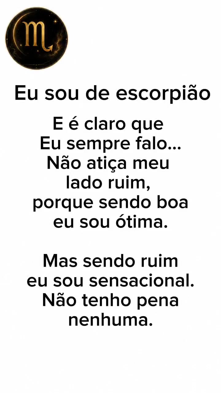@O signo de ESCORPIÃO