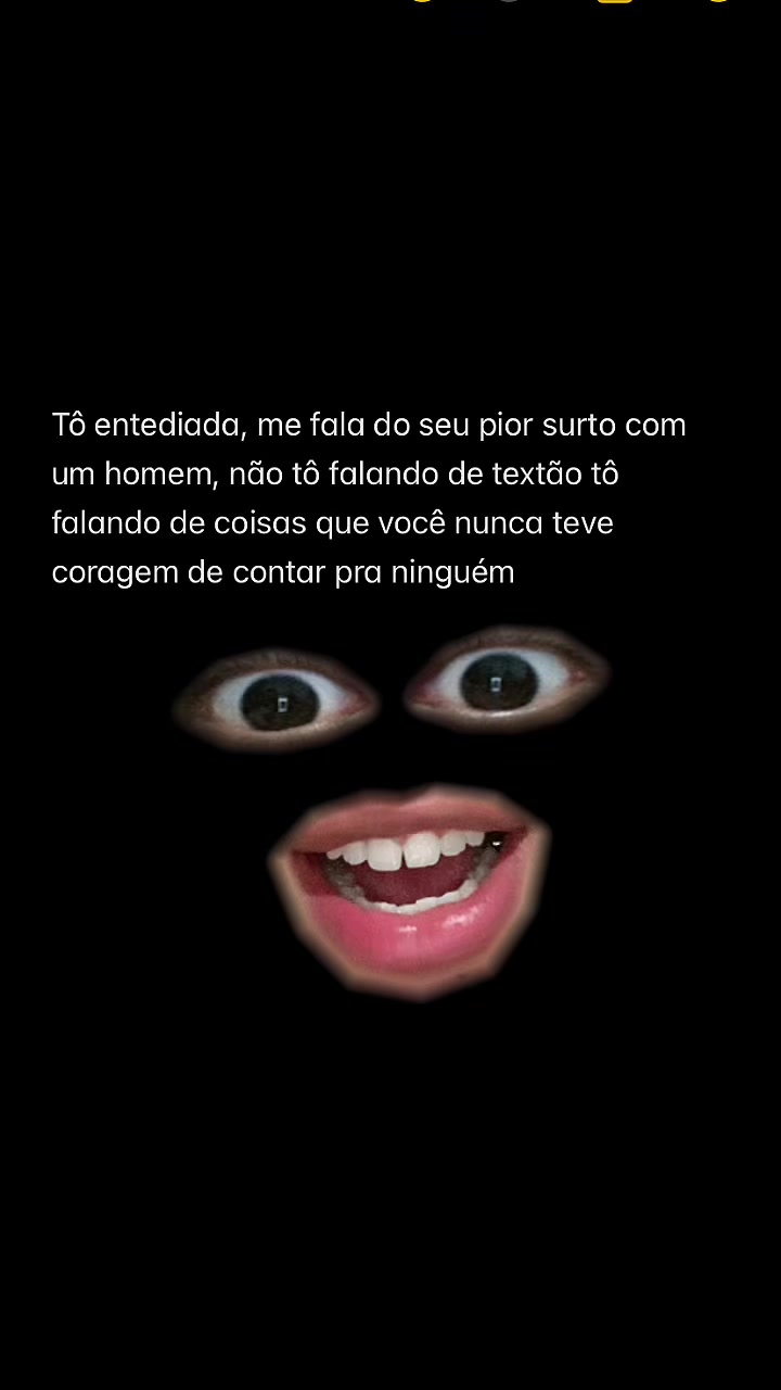 @Confissão anônima