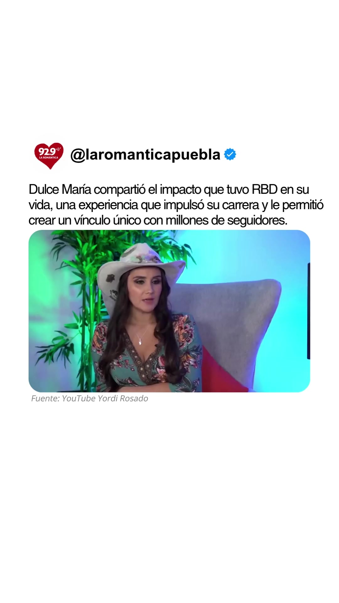 @LaRomanticaPuebla 92.9