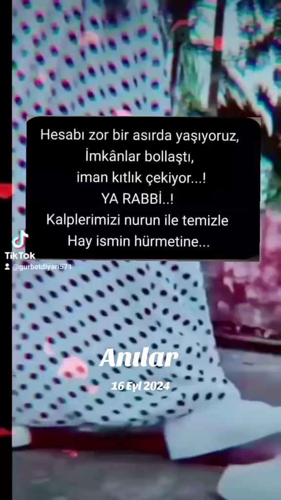 @☝️KALBİMDEKİ❤️DUÂM🤲