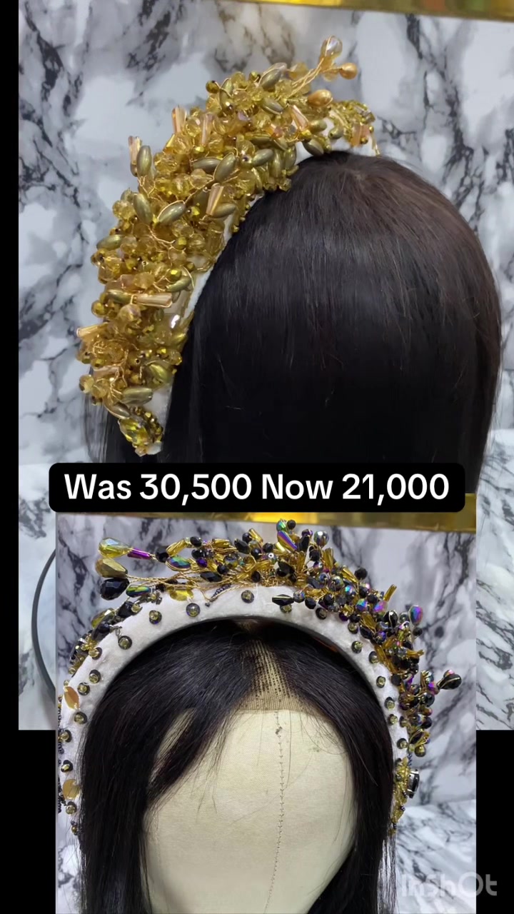 @Handmade headpieces in lagos