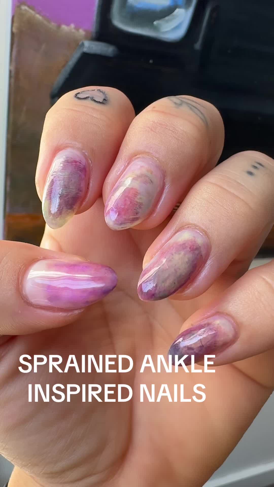 @Janine runs and paints