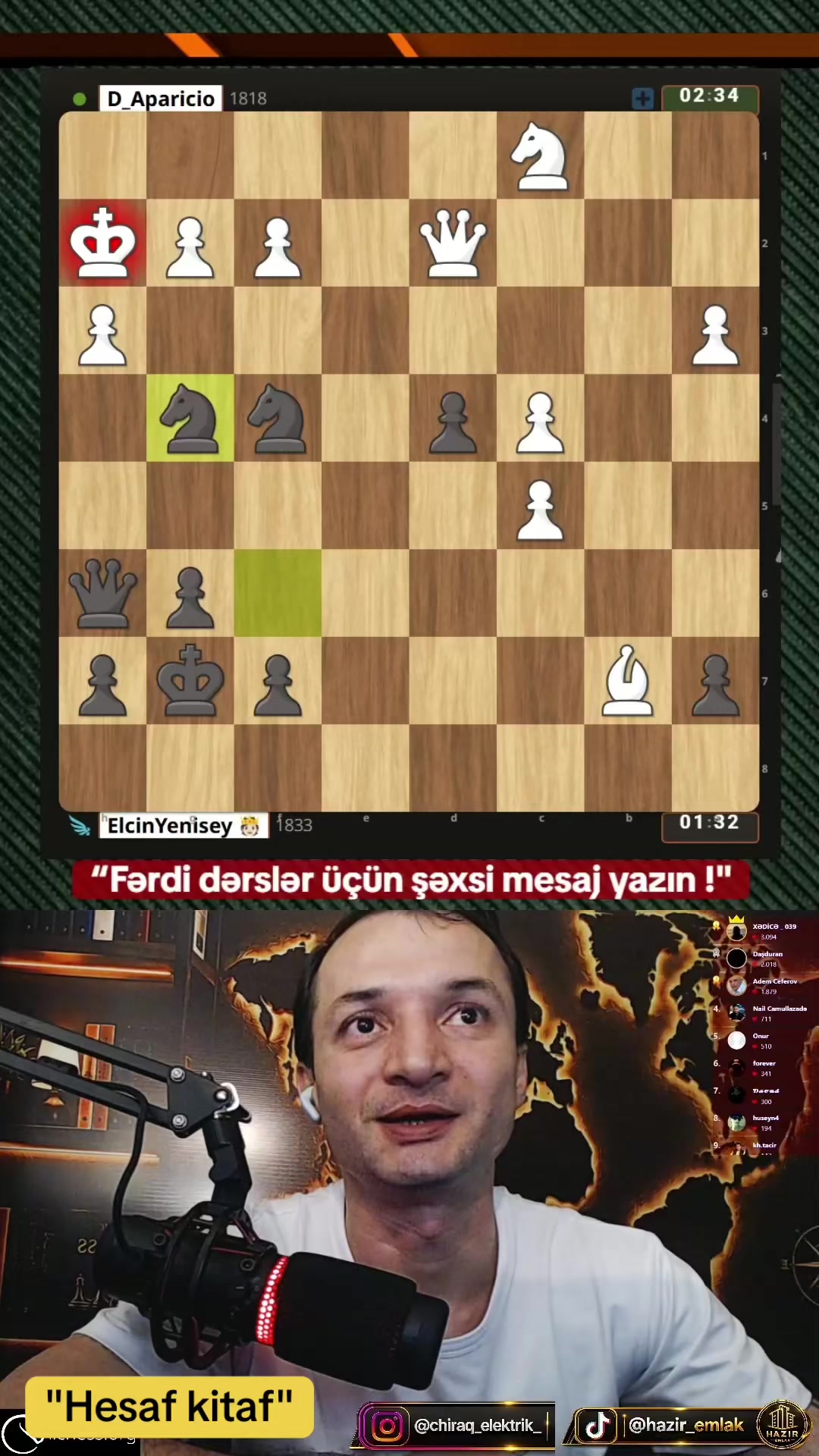 @𝐸𝓁𝒸𝒾𝓃 𝒴𝑒𝓃𝒾𝓈𝑒𝓎 ✅♟️