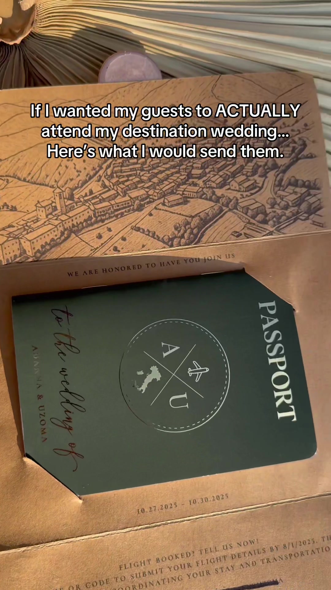 @destination wedding invites