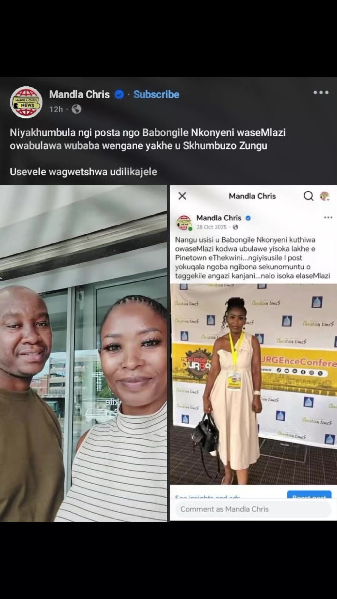 @Mandla chris news