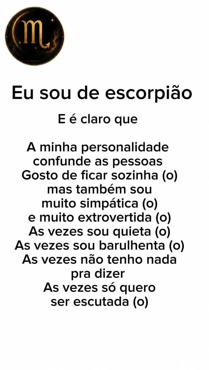 @O signo de ESCORPIÃO