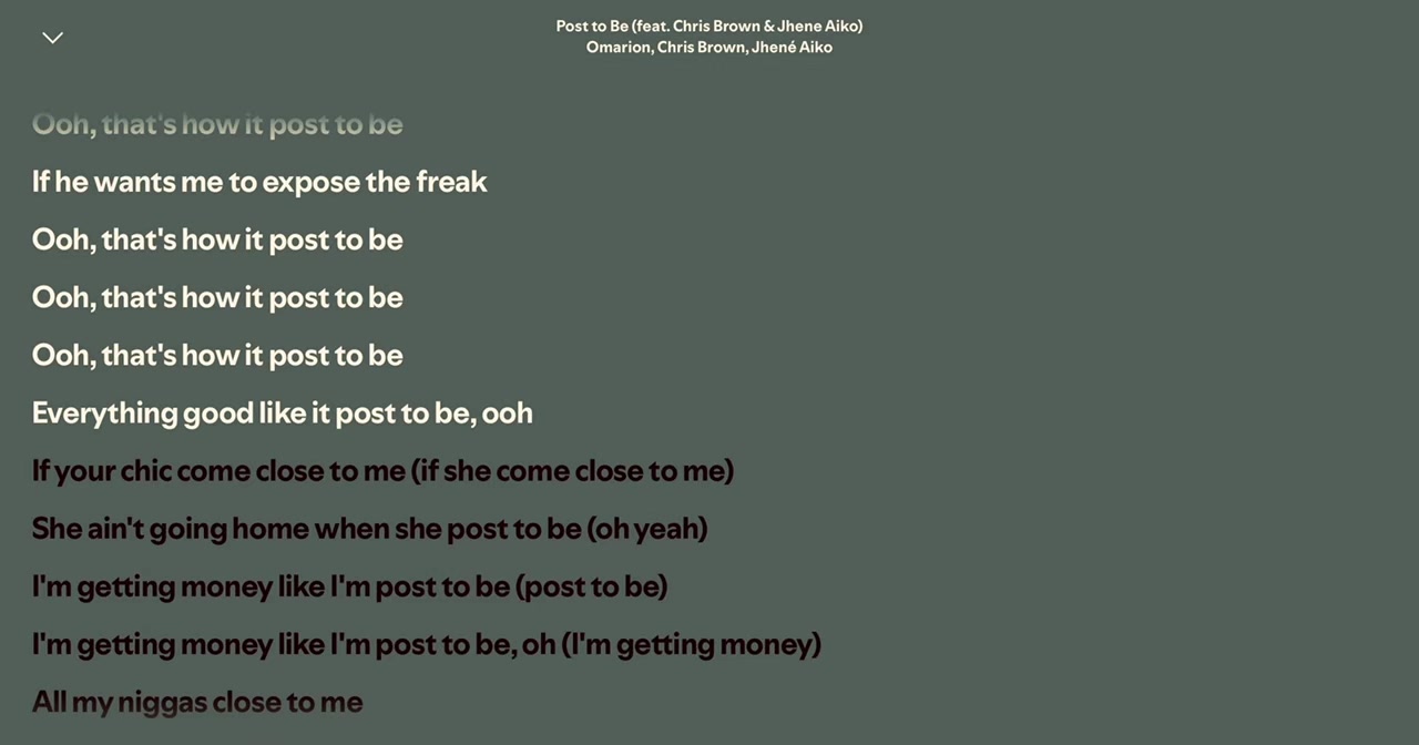 @Spotify Song Lyrics