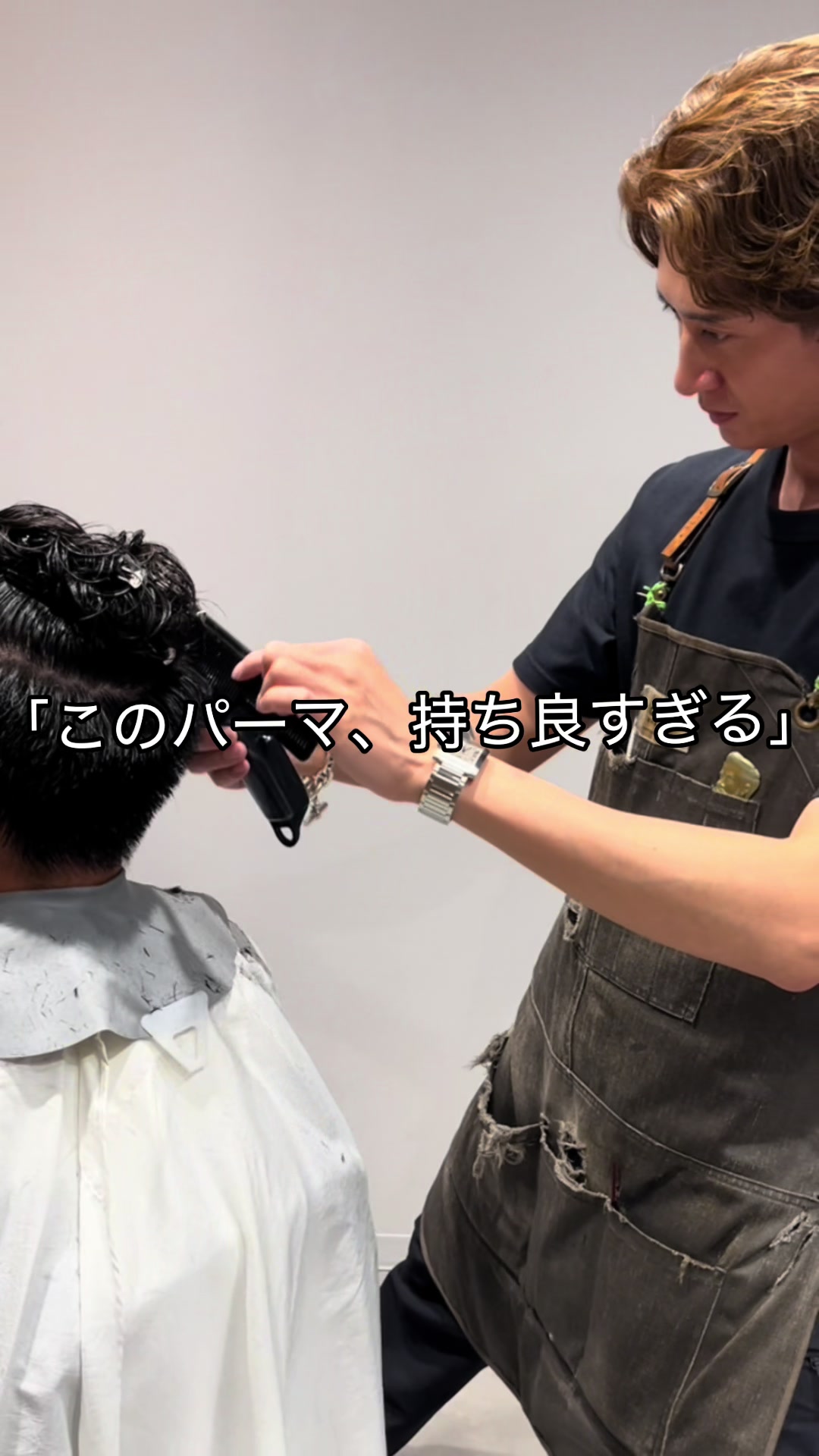 @Ryu/スペインカール/ショートハーパー/筋肉美容師