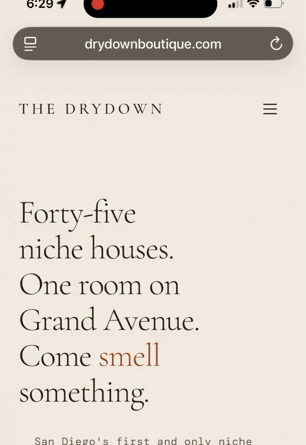 @The Drydown
