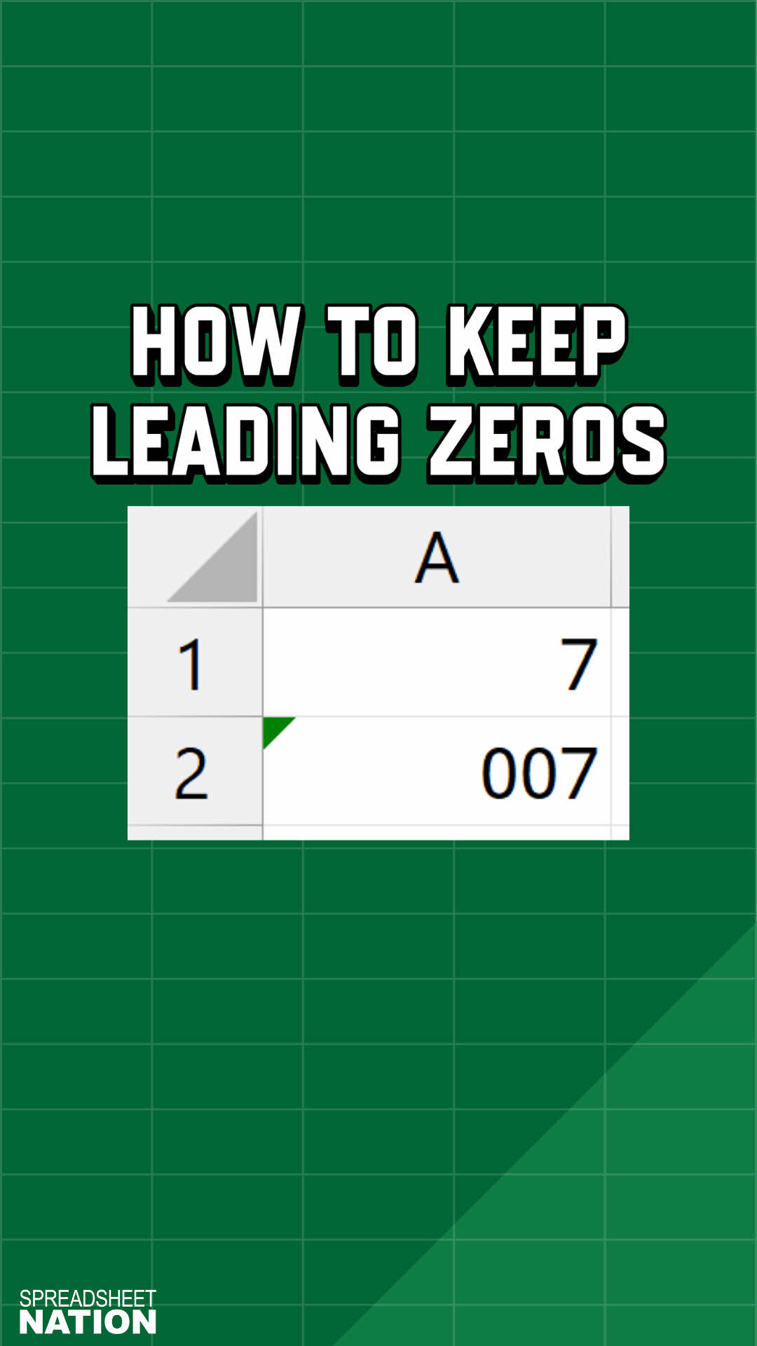 @Spreadsheet Nation