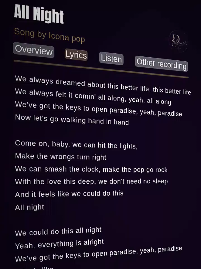 @D'lyrics