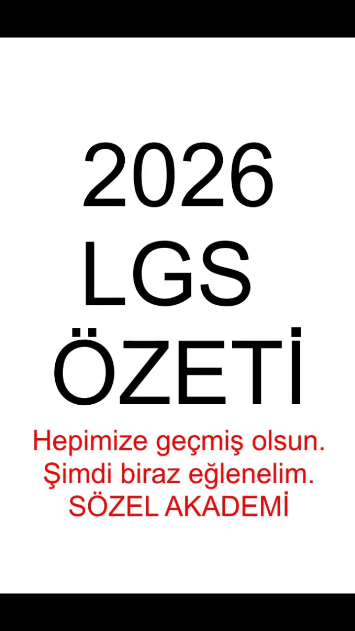 @Sözel Akademi