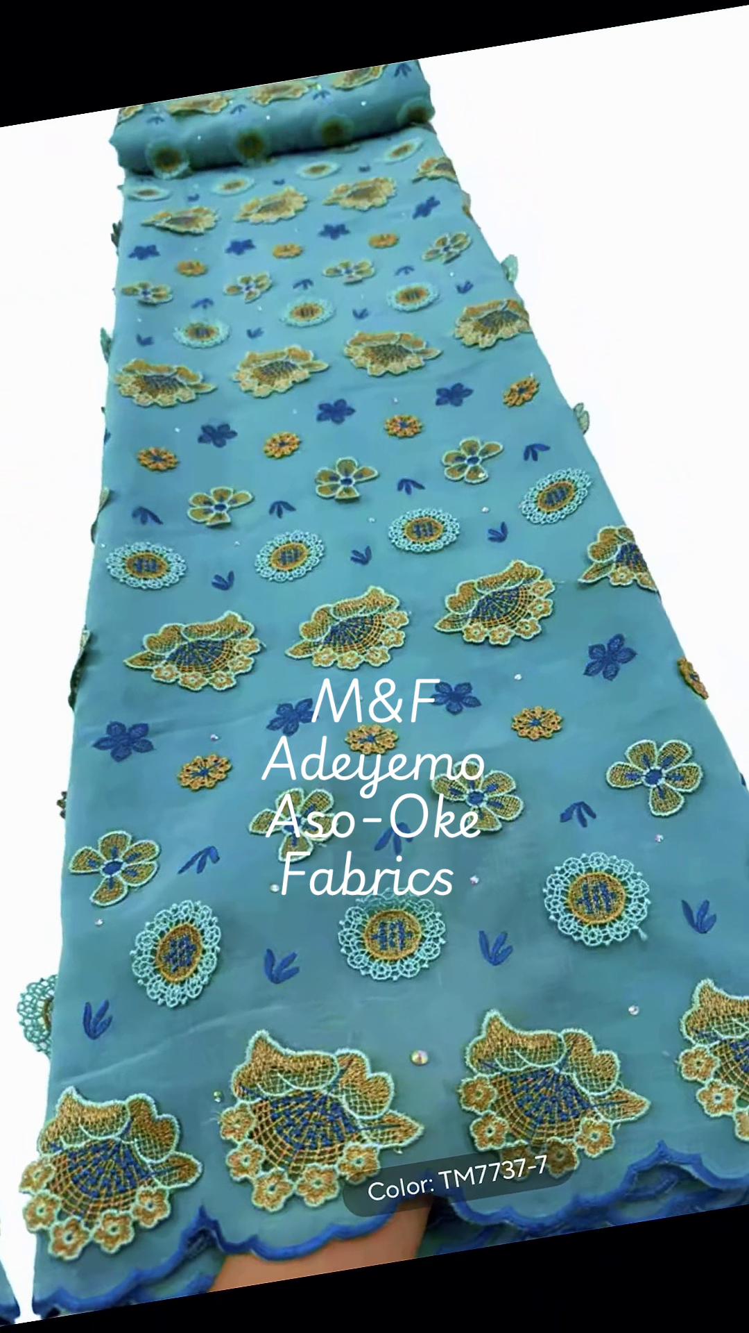 @M&F Aso-Oke Fabrics Houston Tx