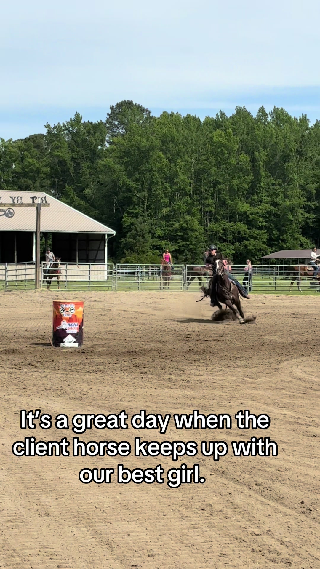@Barrel racing dad