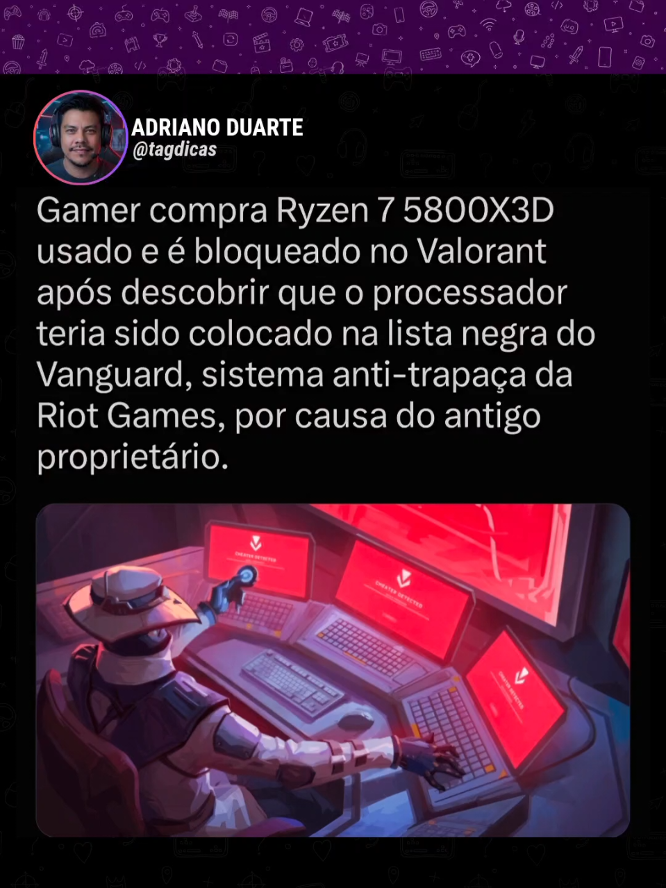 @Adriano Duarte I Tag Dicas