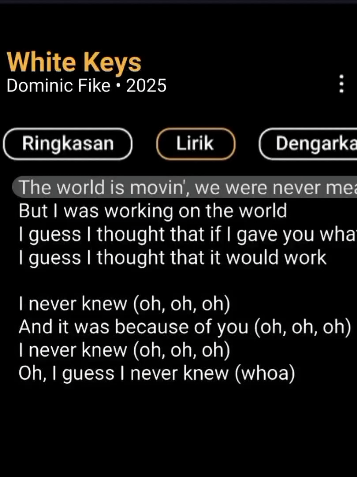 @Dow || Lyrics