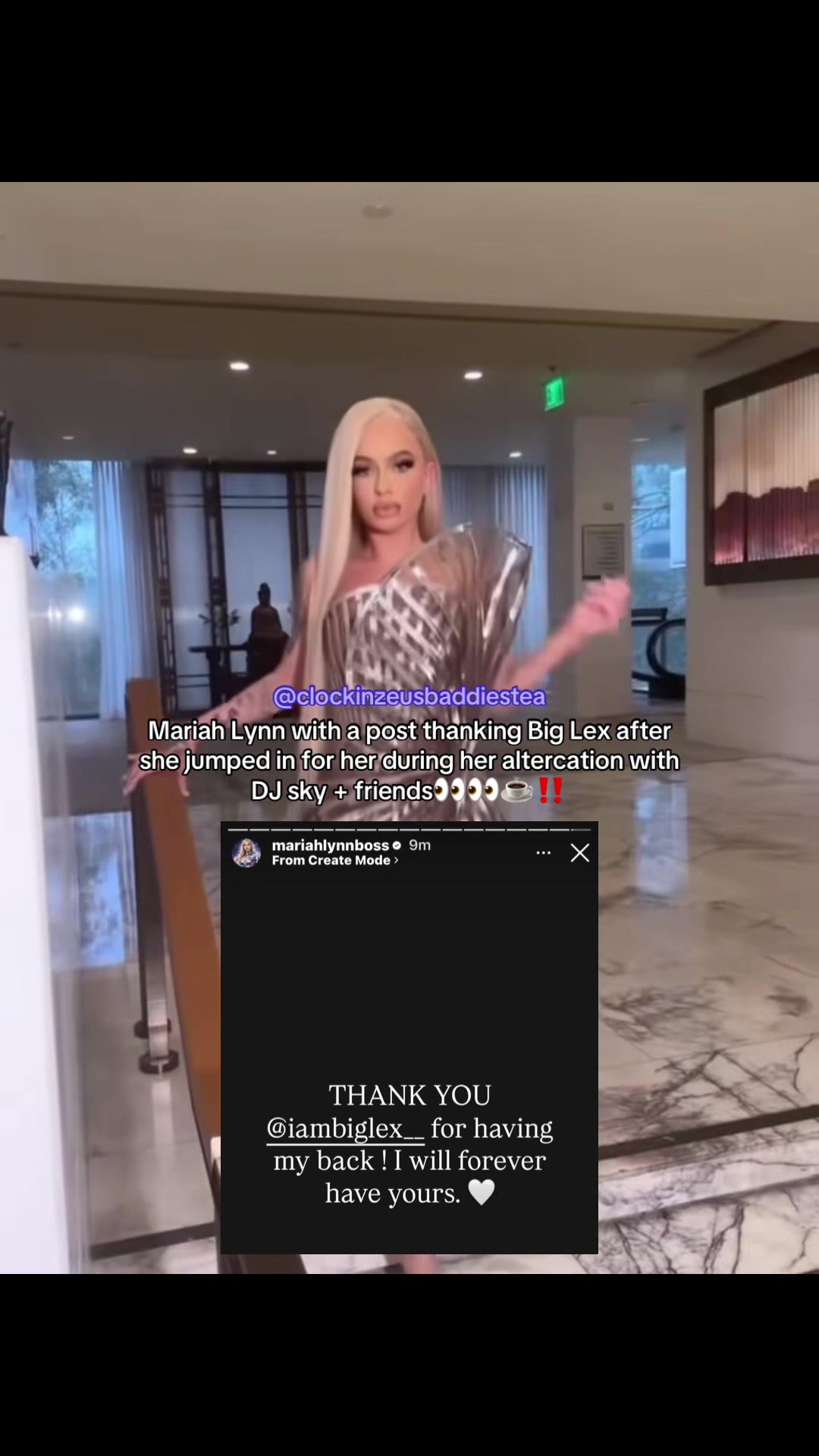 @Clocking zeus baddies tea
