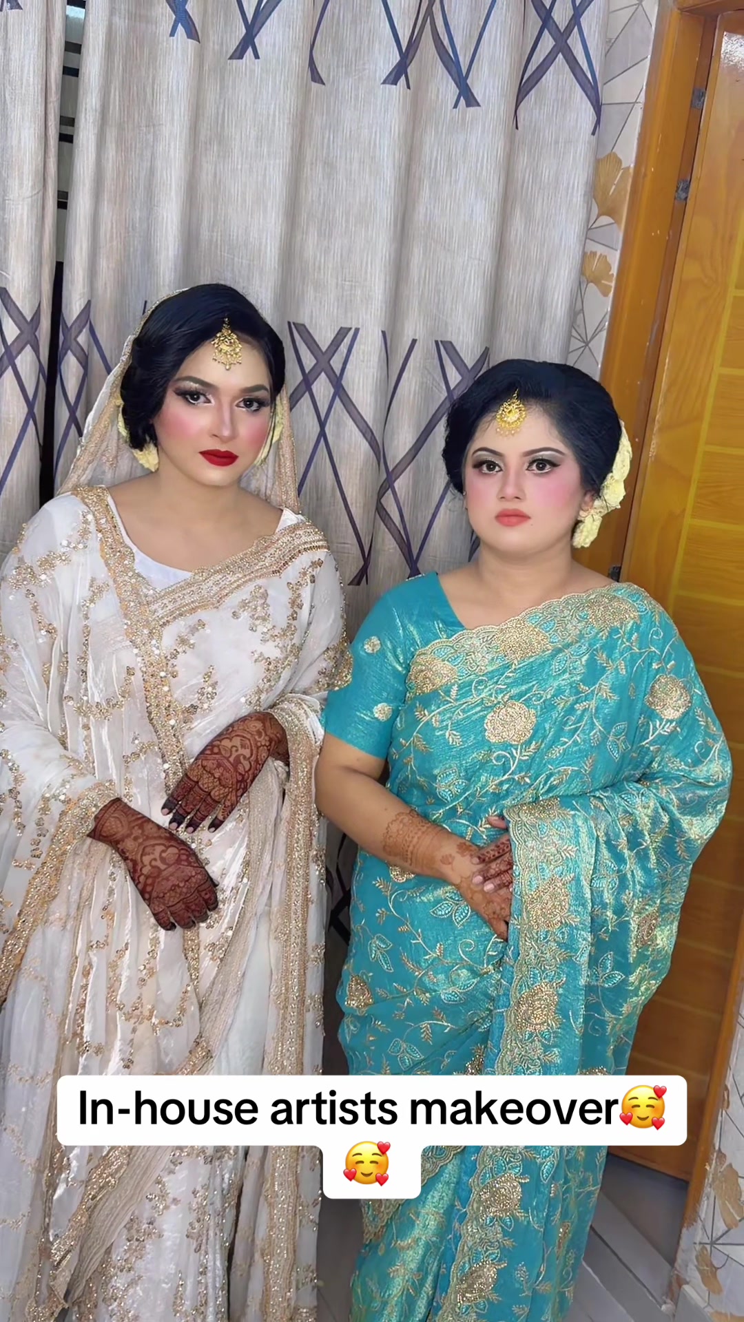 @Mayhar’s makeup touch