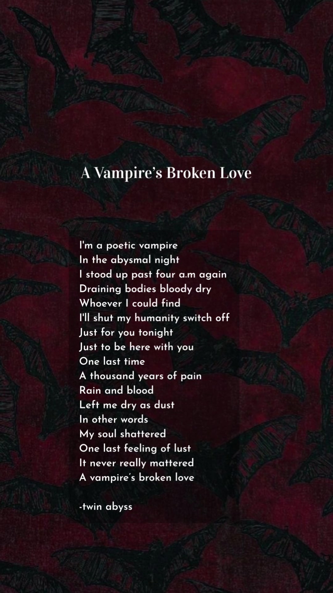 @Twin Abyss Poetry