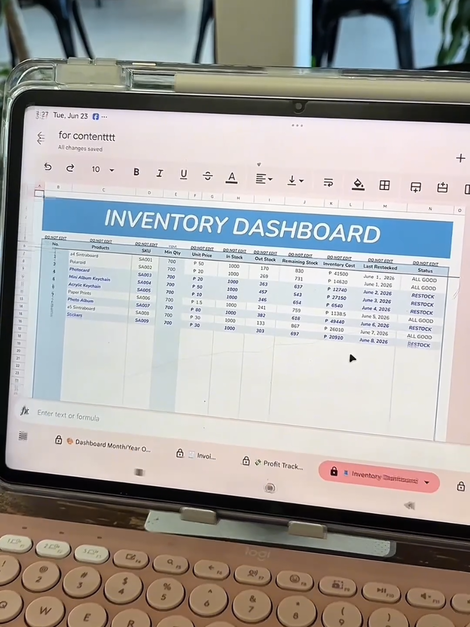@XySheets (₱499 Tracker in Bio)