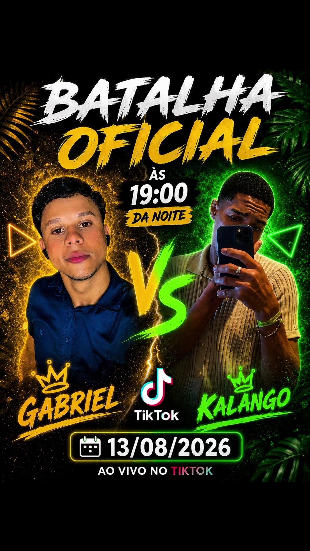 @Kalango ofc 13/08 às 19:00 hrs