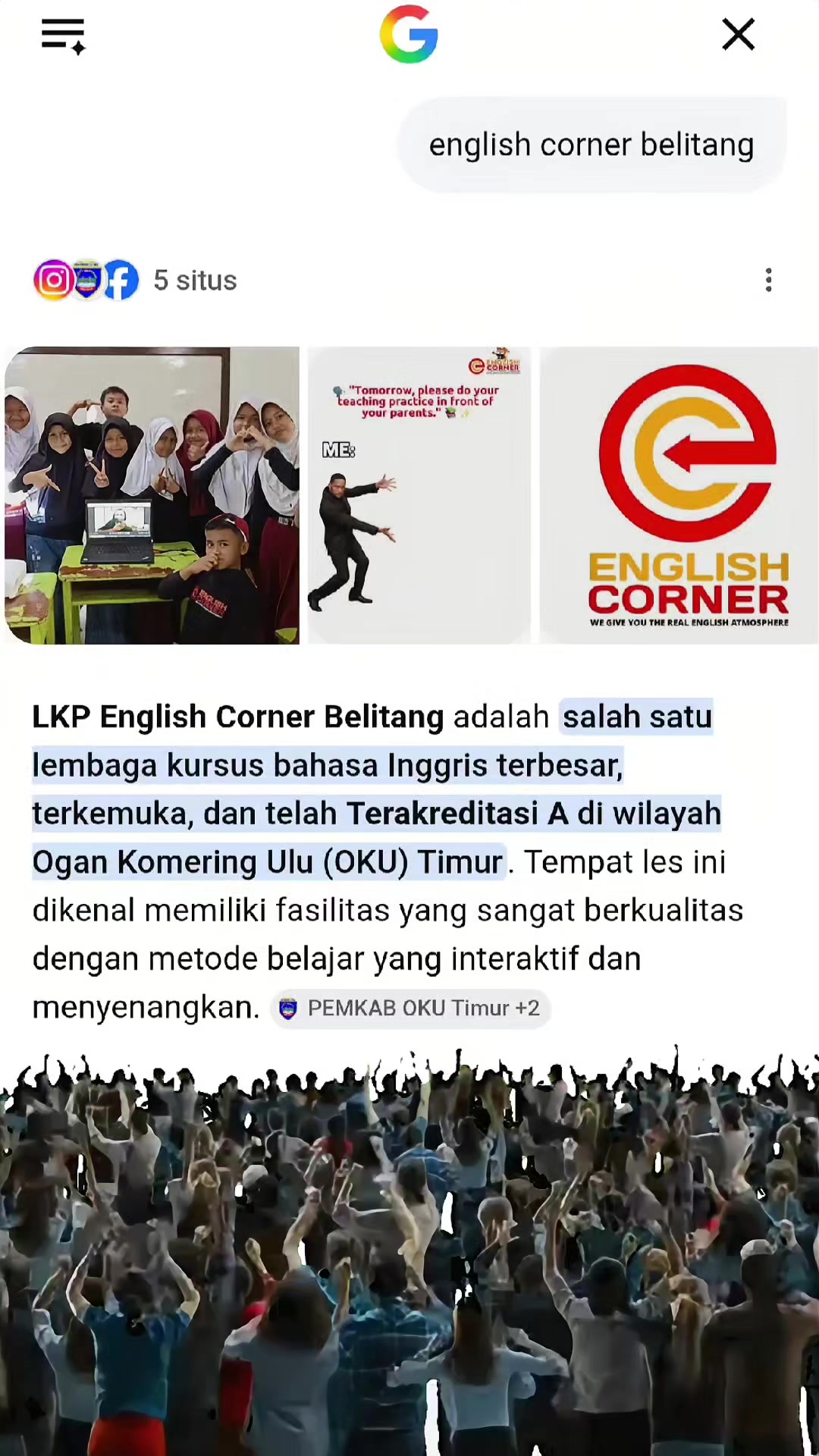 @English Corner Belitang