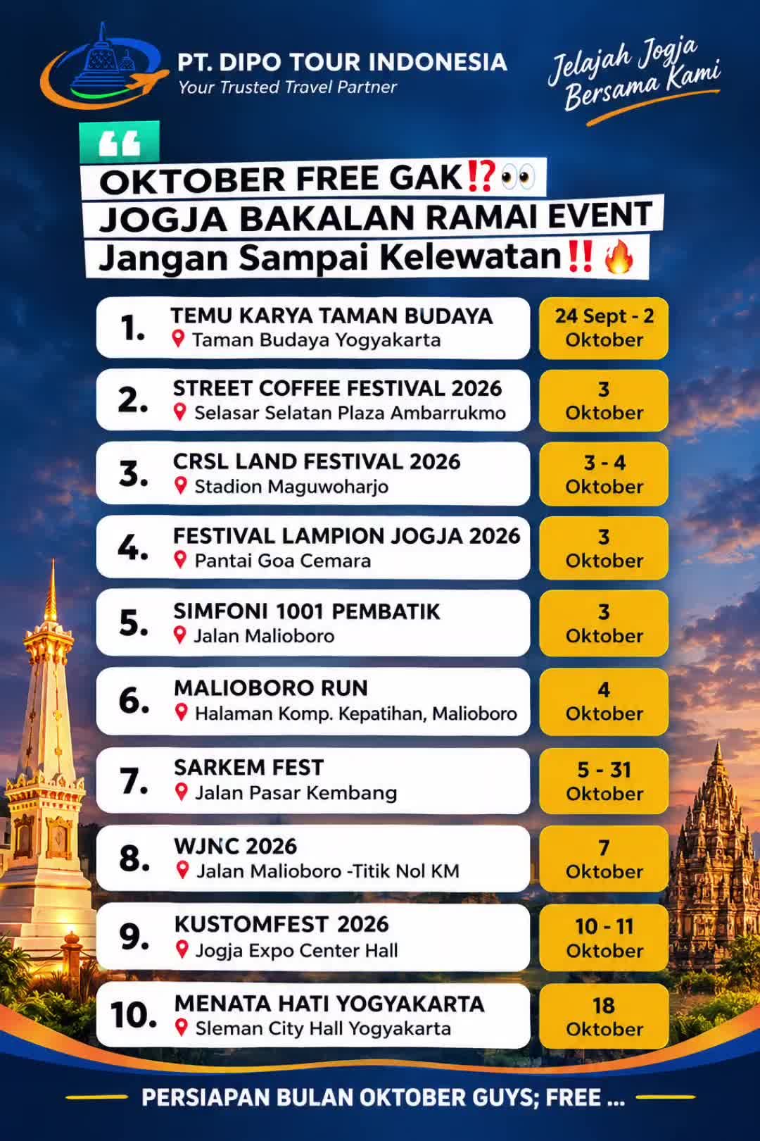 @Wisata Jogja Hits