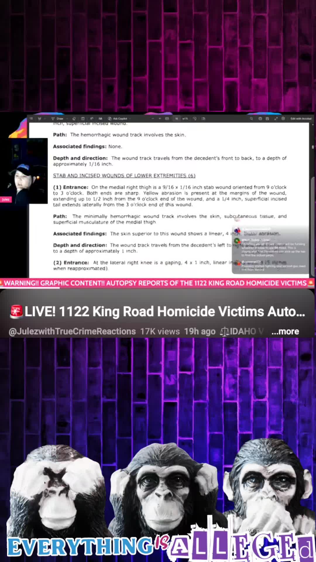 @Julez True Crime Reactions