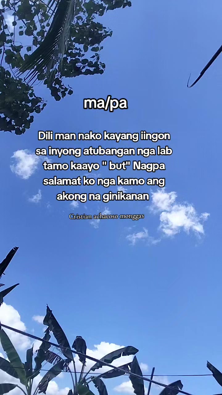 @cristian achacoso monggas