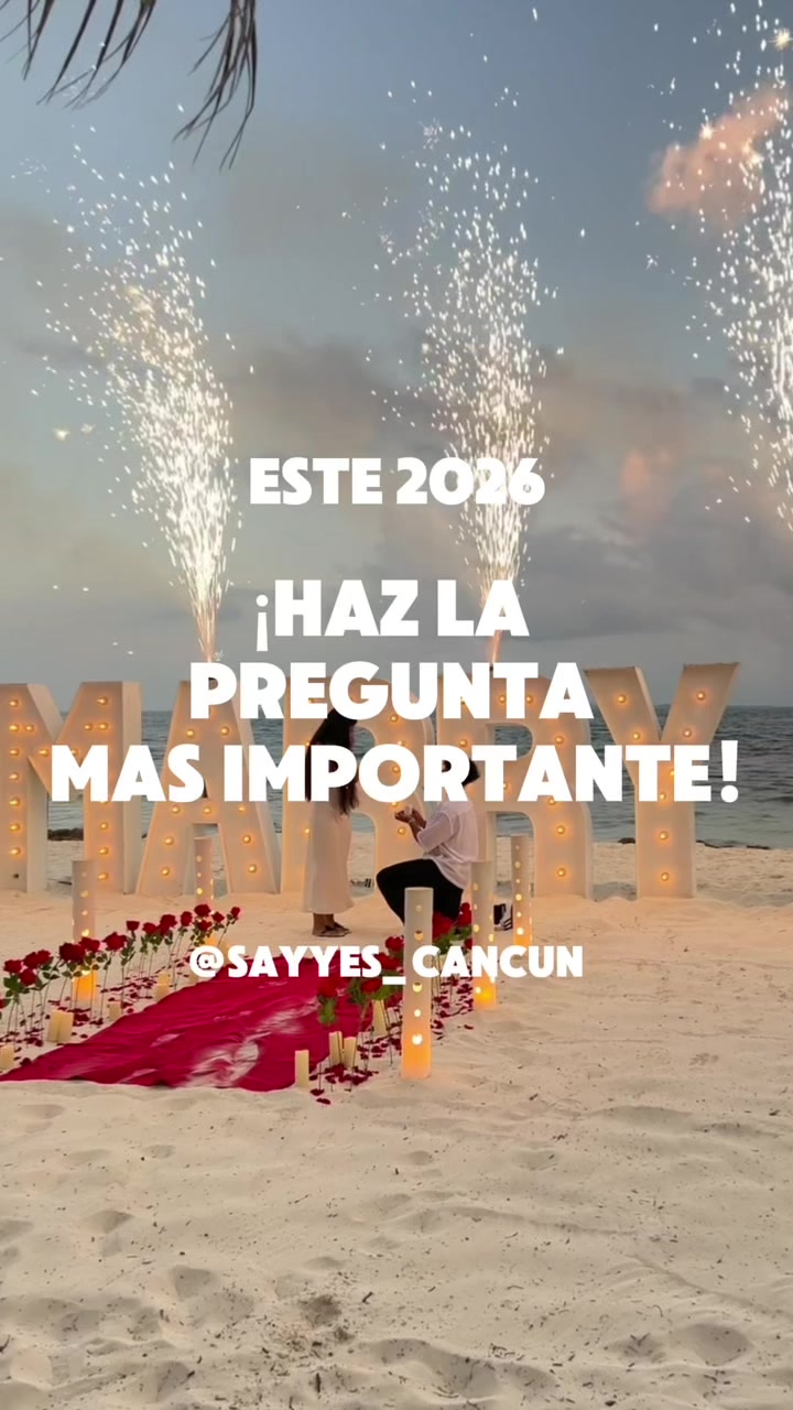 @Propuesta de matrimonio Canc&uacute;n