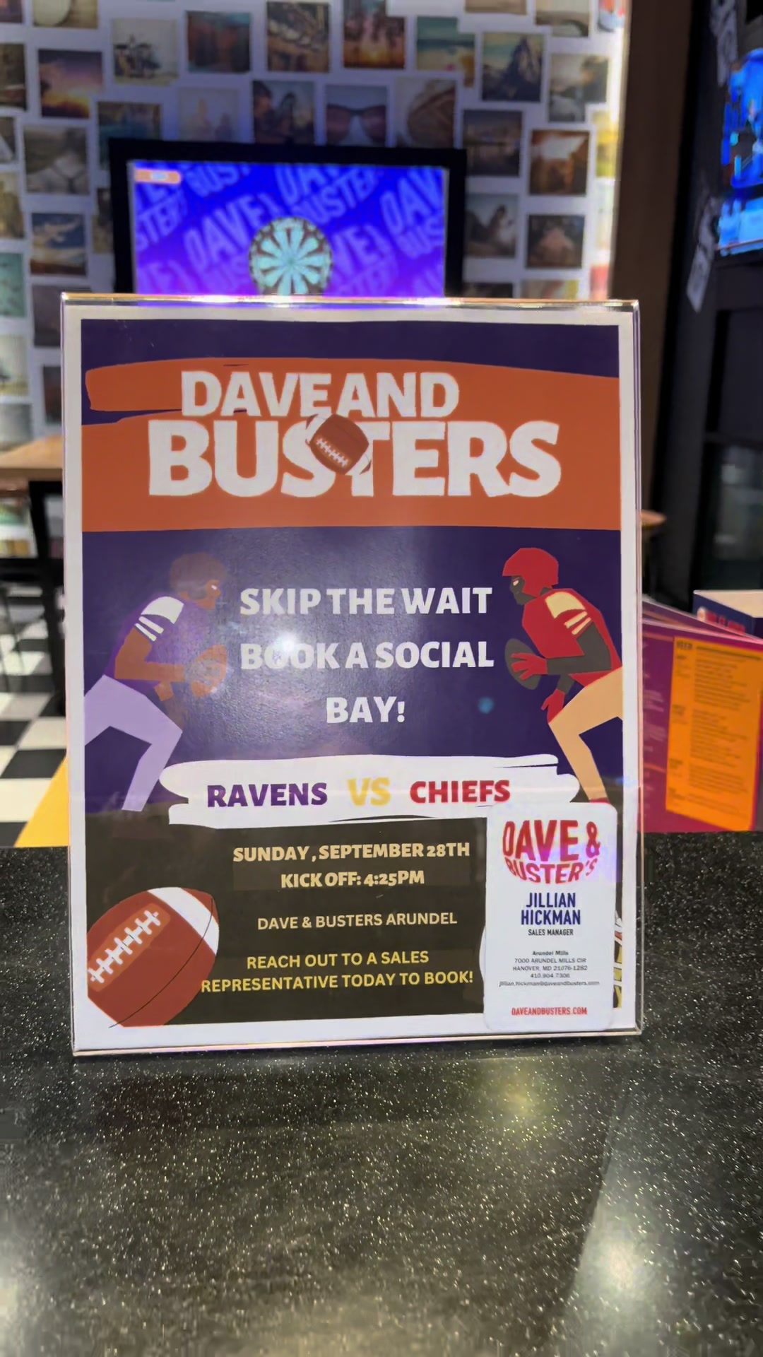 @Dave & Buster's Arundel Mills
