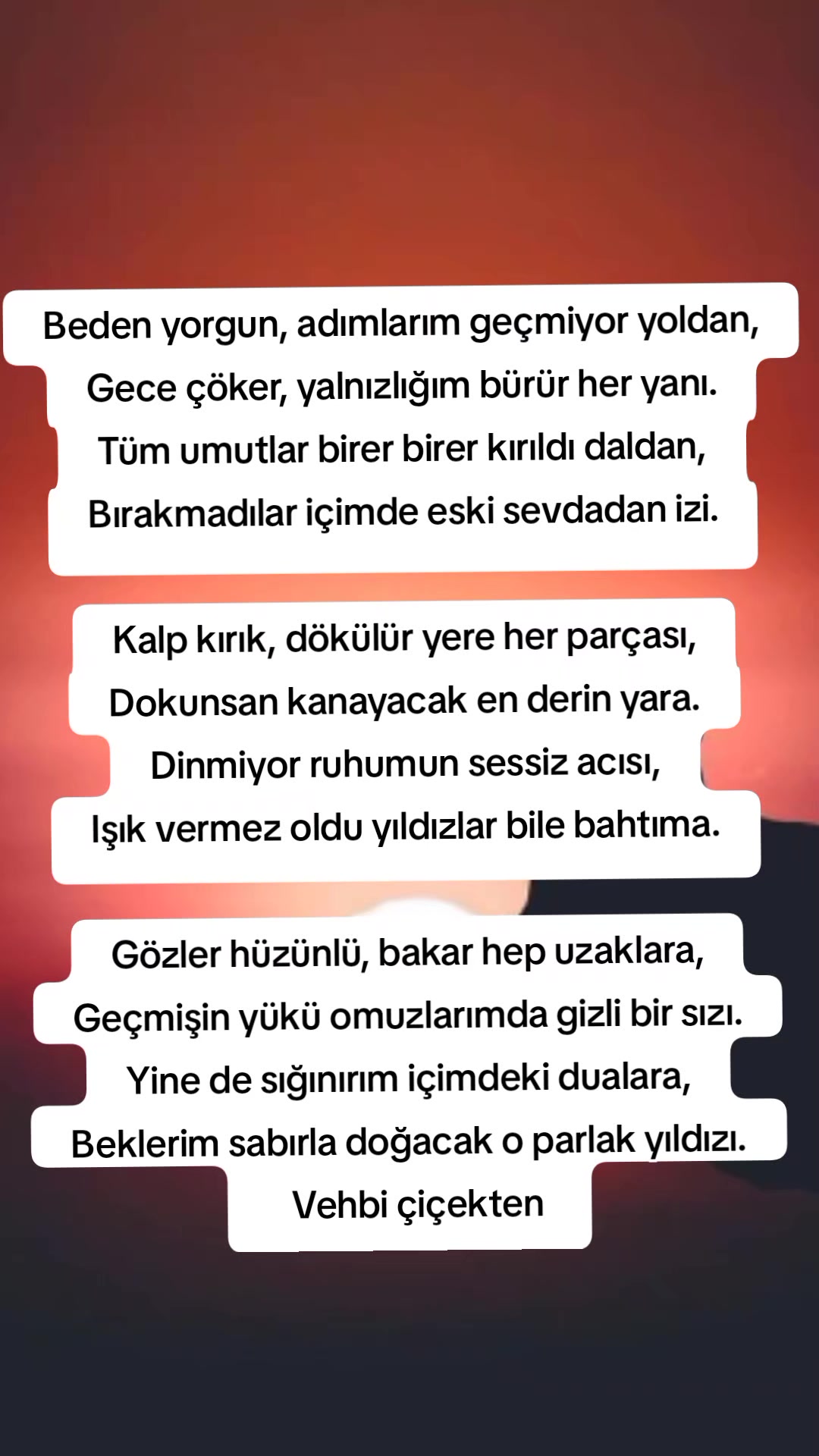 @Vehbi çiçekten