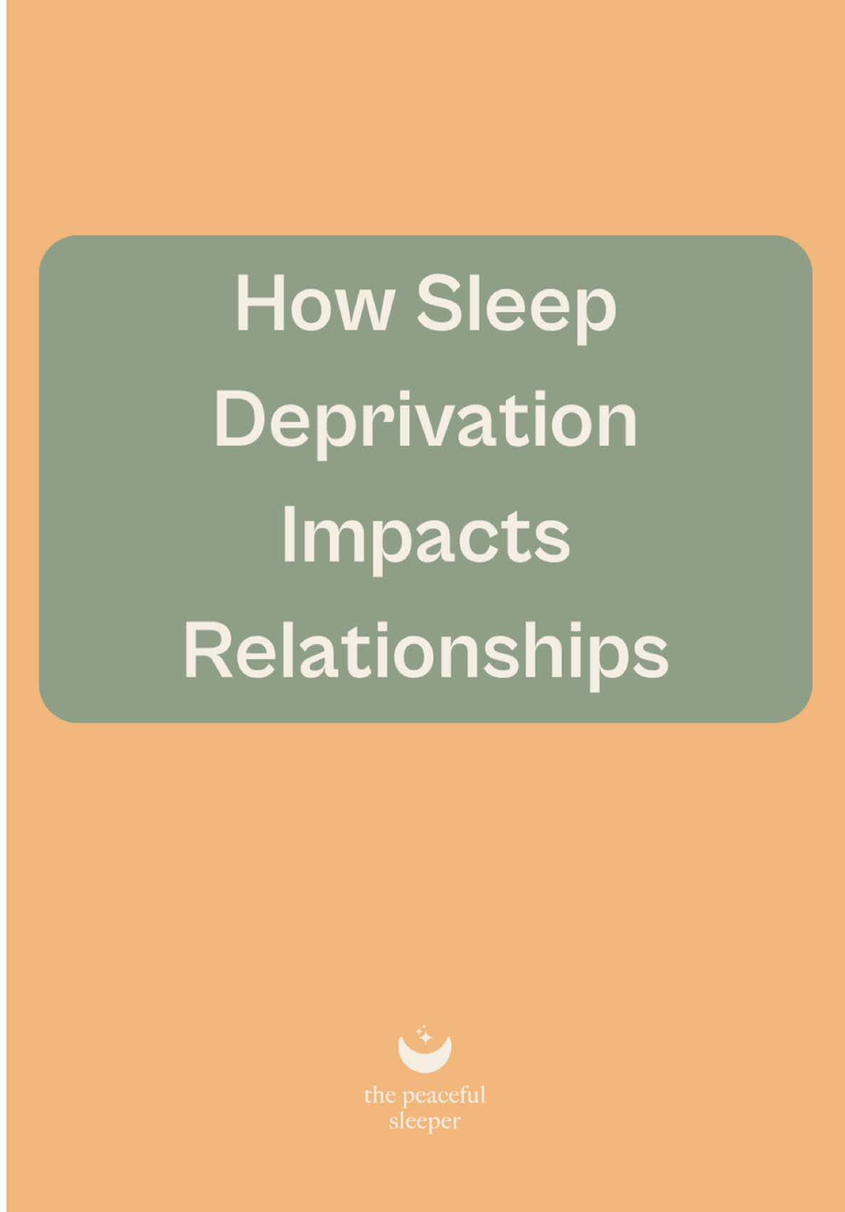 @The Peaceful Sleeper