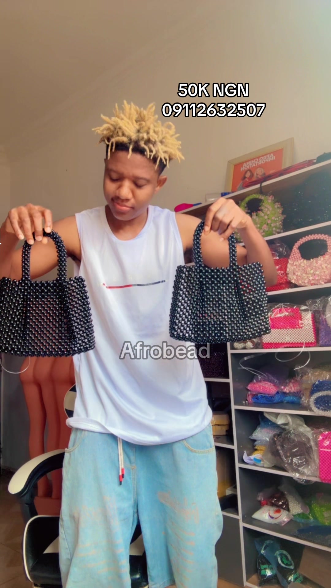 @BEADED BAGS IN NIGERIA / BENIN
