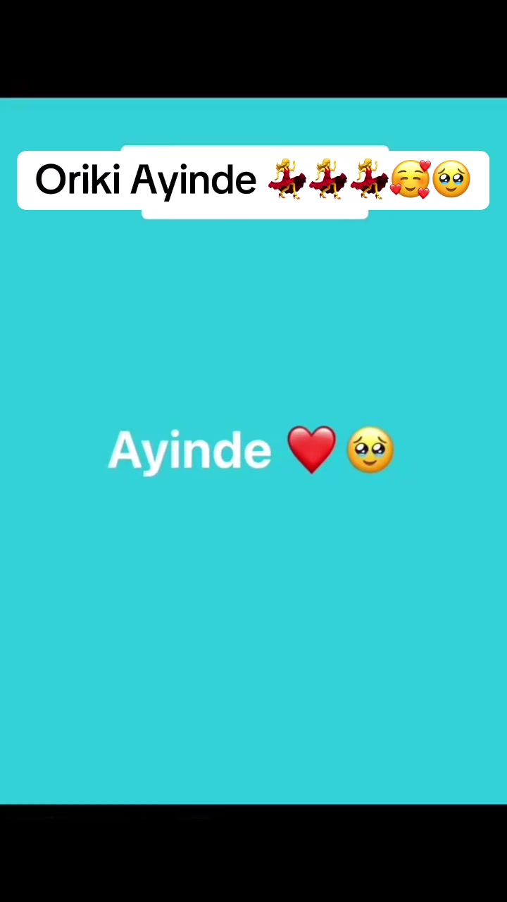 @OMODUNMADE AK&Eacute;W&Igrave;