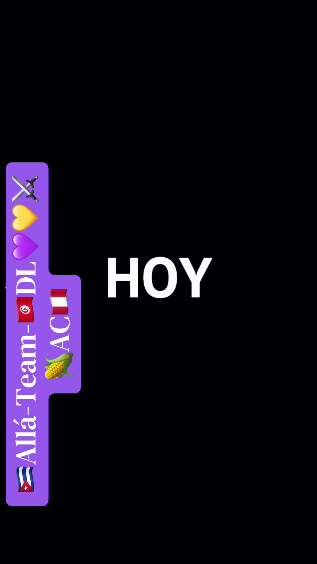 @🇨🇺All&aacute;Team🇹🇳DL💜⚔️🌽AC🇵🇪
