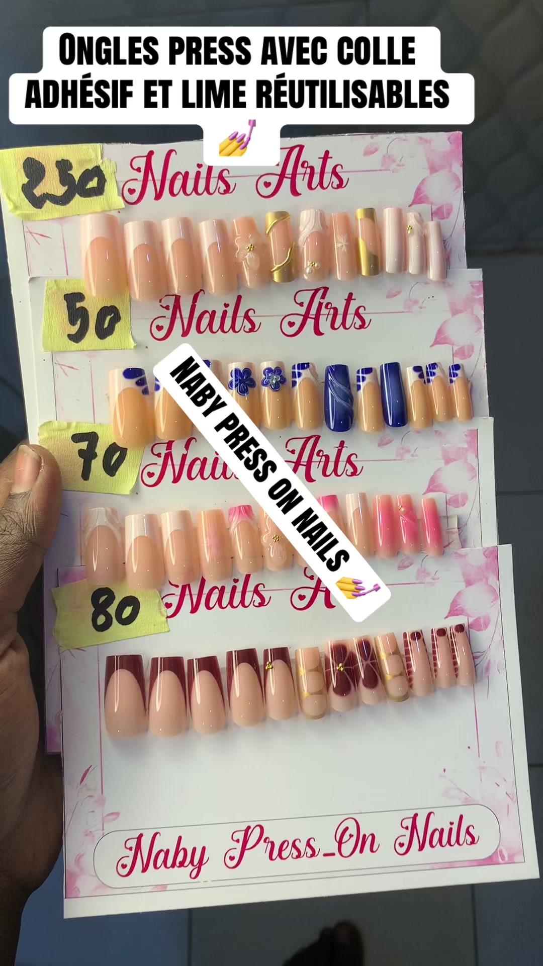 @Naby press on nails 💅