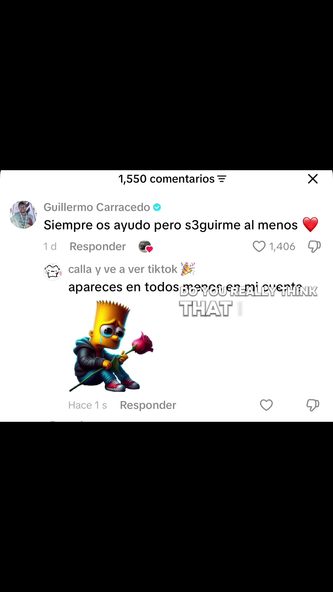 @calla y ve a ver tiktok 🎉