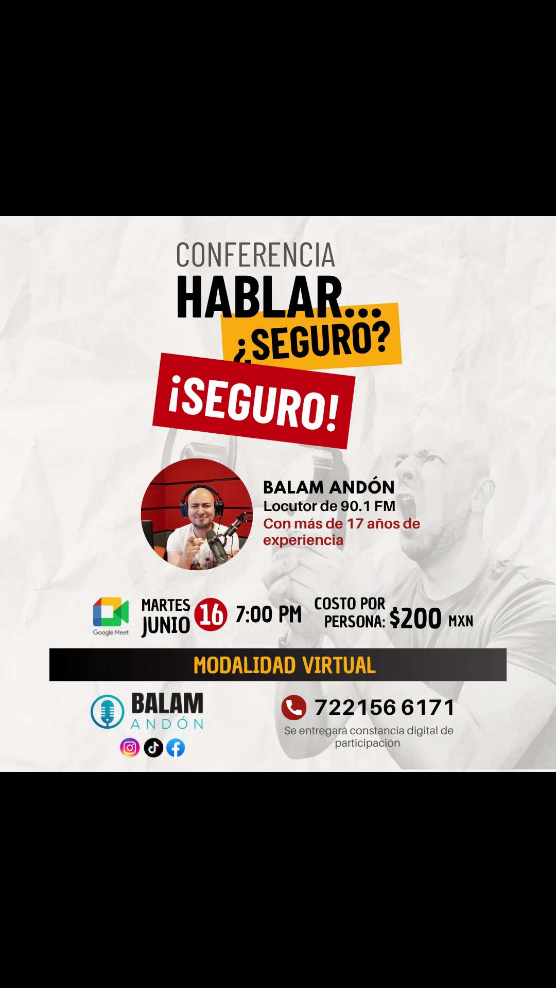 @Balam And&oacute;n | Locutor