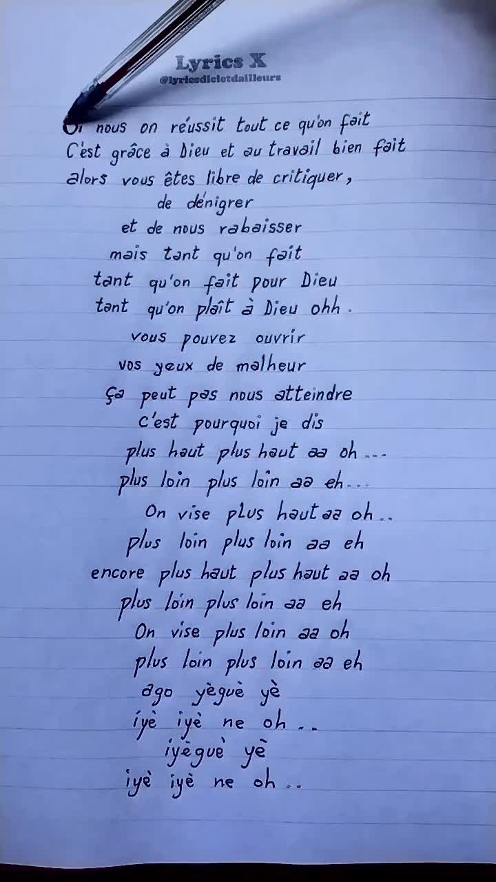 @Lyrics x