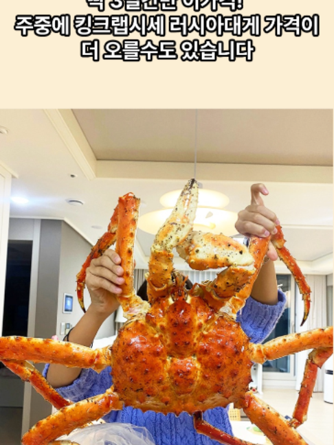 @킹크랩 대게 동해수산유통