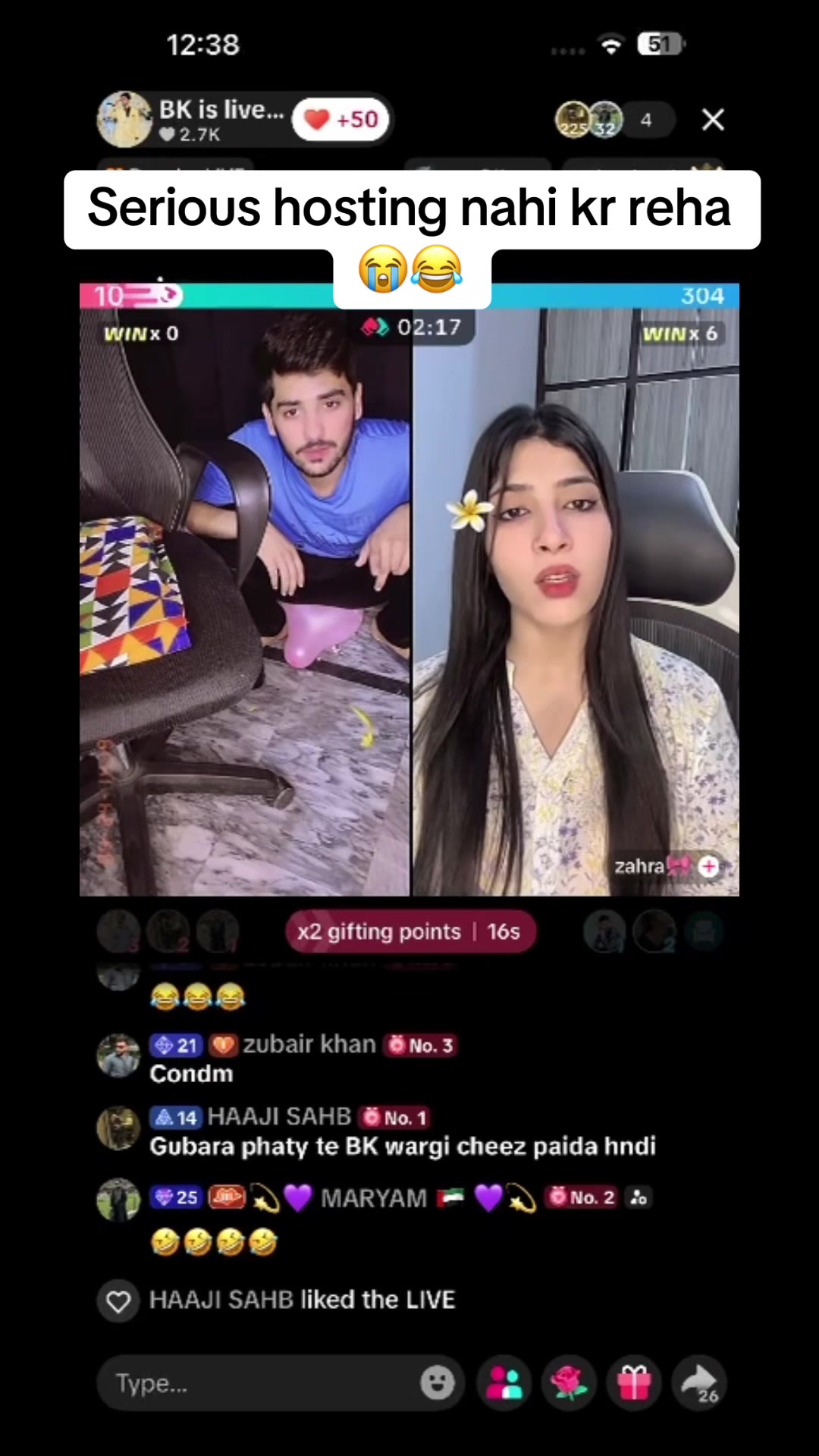 @BK is live ❣️