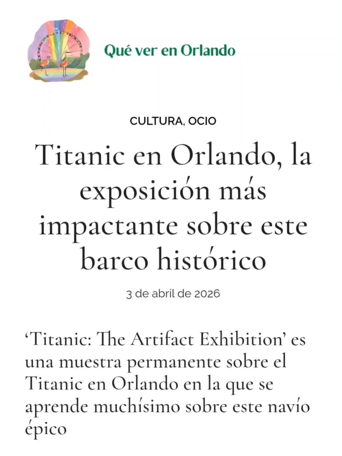 @RMS Titanic, Inc.