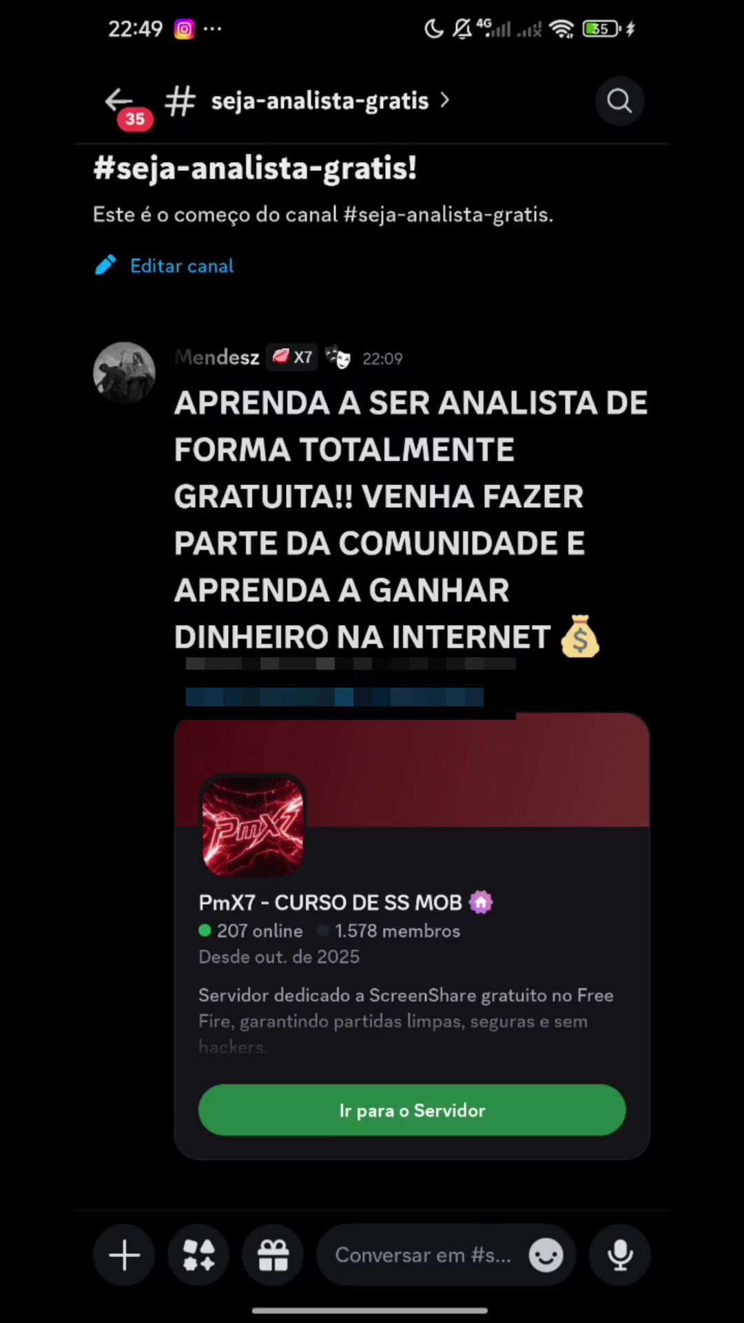 @Seja Analista Gratuitamente