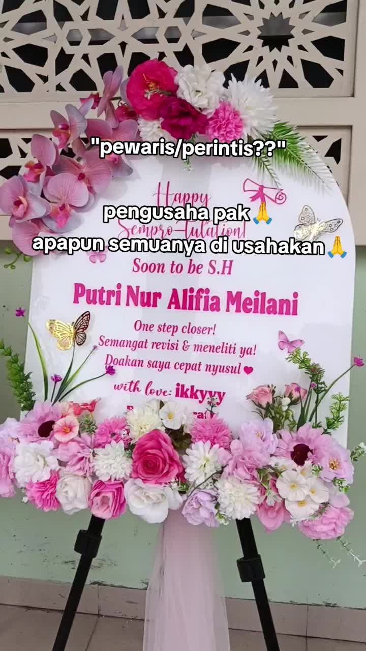 @Papan Bunga Akrilik Makassar🌹