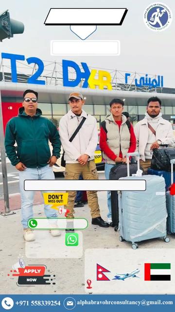 @DUBAI JOBS/VISA-ALBHR🇳🇵🇦🇪