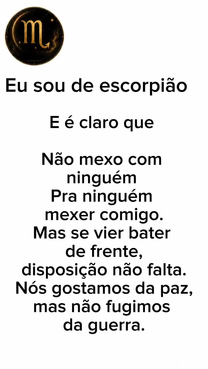 @O signo de ESCORPIÃO