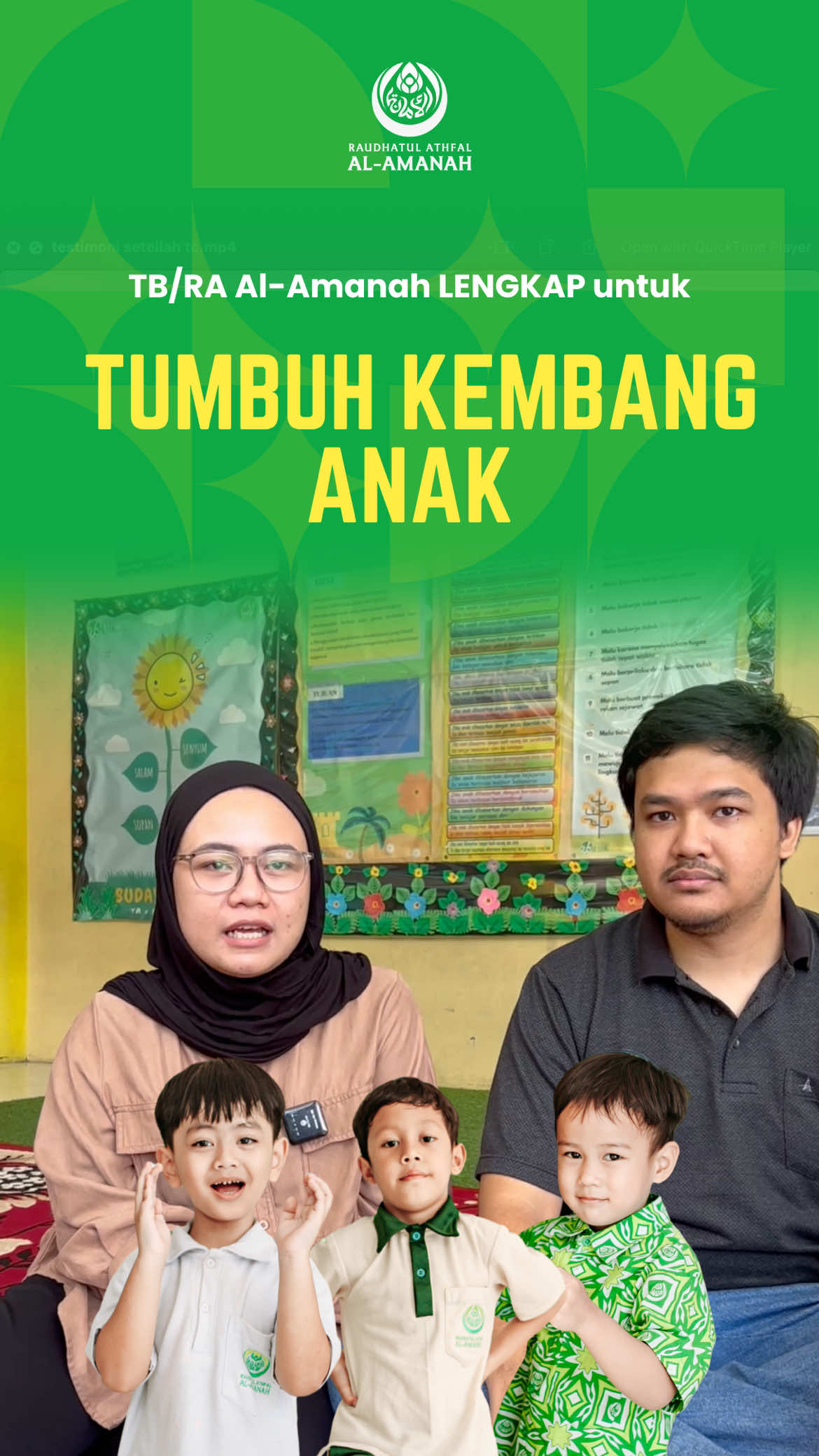 @Sekolah Al Amanah Bandung