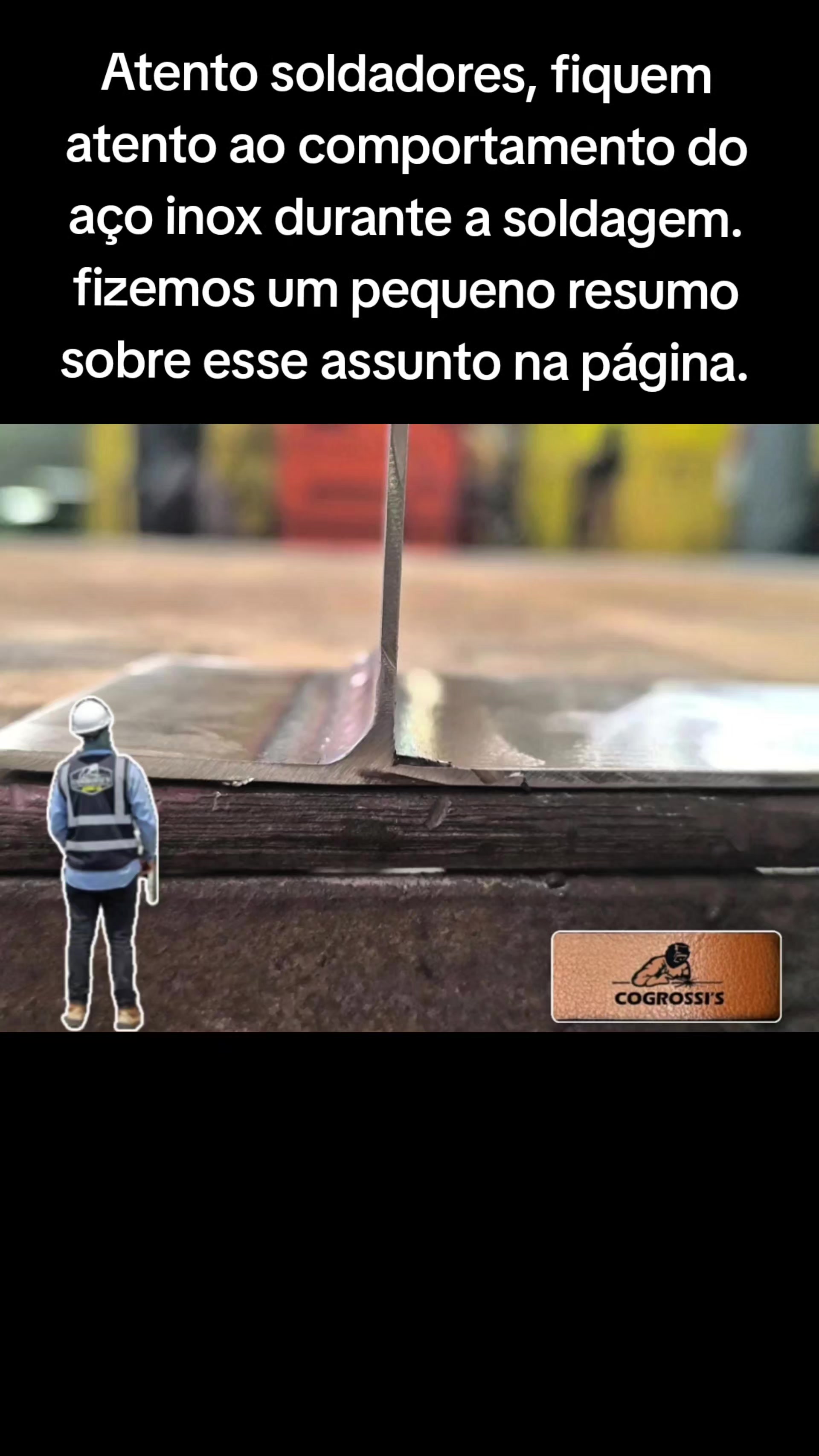 @Cogrosi's treinamento em solda