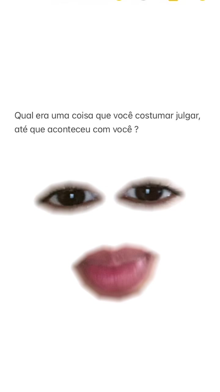 @Confissão anônima
